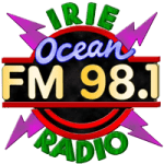 Ocean FM 98.1 IRIE RADIO logo